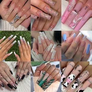 O6�W���L���������Ƭ���� ins���ךW��ָ���NƬpress on nails