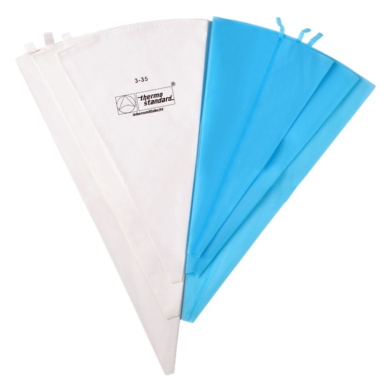 Beike TPU pastelería bolsa de crema Pastel de galletas pastelería bolsa de boquilla bolsa de compresión blanco naranja engrosada uso repetido