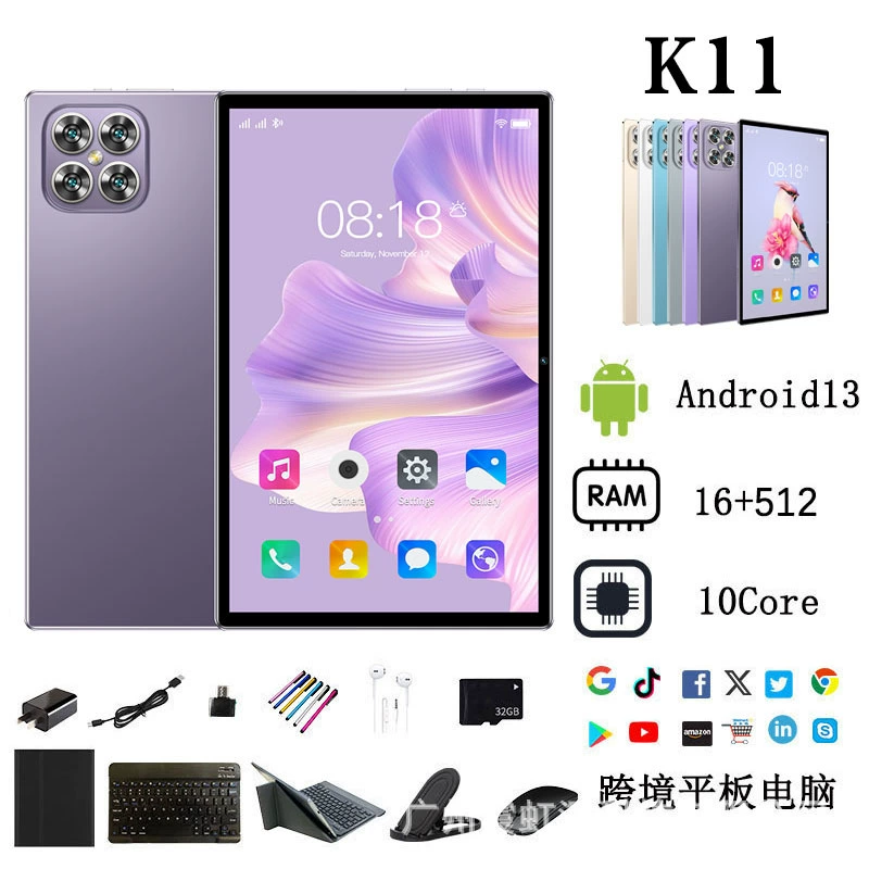Планшет на Android для детей 3–7 лет, 10 дюймов, умный для раннего обучения