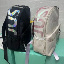 跨境镭射潮牌韩版背包女新款高中学生双肩包校园户外儿童书包