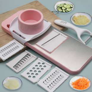 Wholesale Stainless Steel Vegetable Cutter Multifunctional Kitchen Grater Slicer Shredder Multi-Purpose