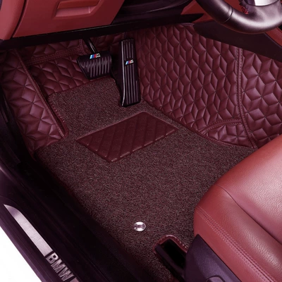 Ayaqaltılar (Kovriklər) Mats Inlaid Wear-resistant and Environmentally - burgundy-burgundy-silk-circle-pad