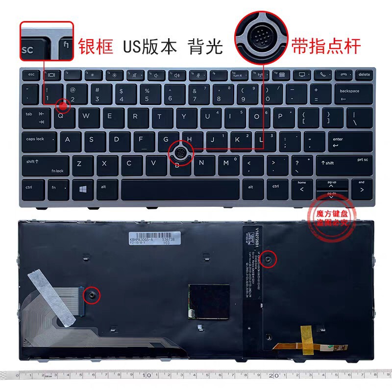 Suitable for Hp 730 G5/735 836 G5 830/835 G5 G6 Keyboard Hsn-I12C/I30C Suitable for Hp 730 G5/735 836 G5 830/835 G5 G6 Keyboard Hsn-I12C/I30C