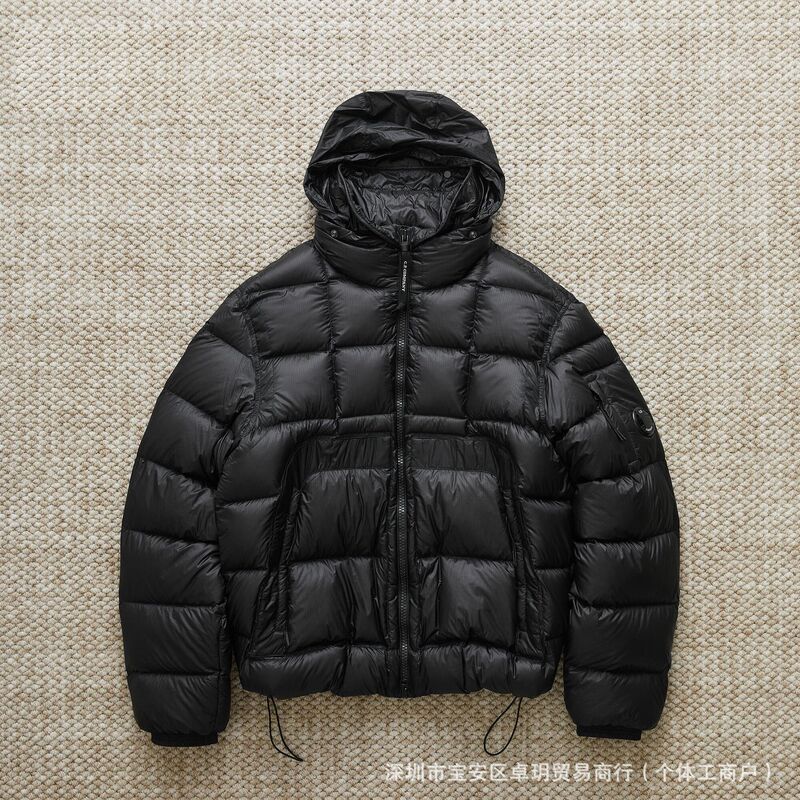 Cross-border European and American C.PCompany men's down jacket, casual, thick, warm, hooded, trendy, versatile jacket