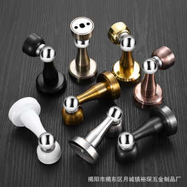 不锈钢门吸打孔强磁房门304防撞器家居五金门窗配件门顶厂家批发
