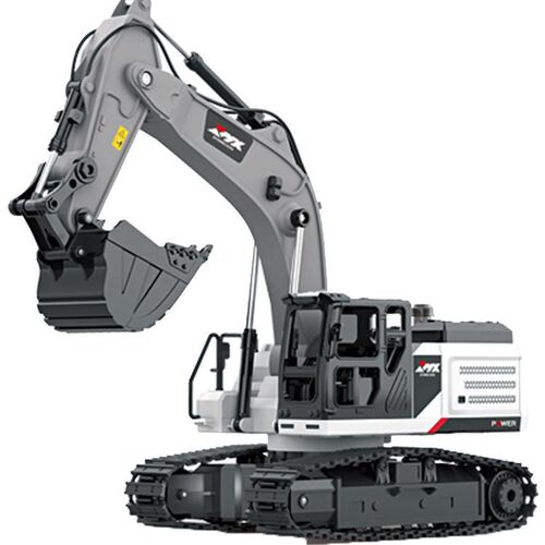 Alloy Remote Control Excavator Toy for Boys Construction Truck Children's Electric Remote Control Toy Car Spray Excavator Wholesale