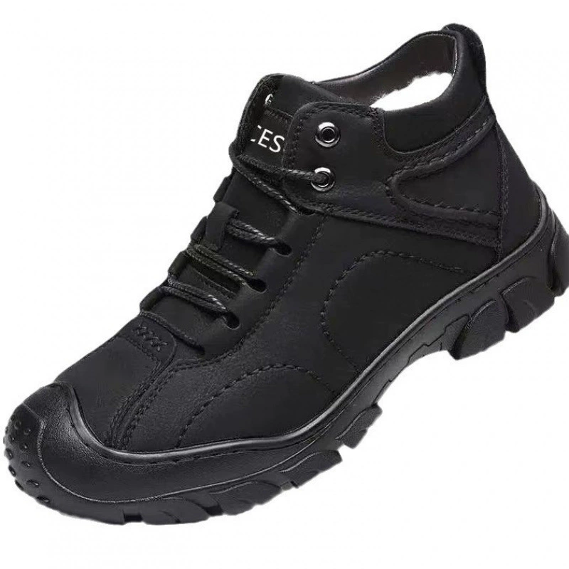 Теплые ботинки Martens из флиса для отдыха на платформе