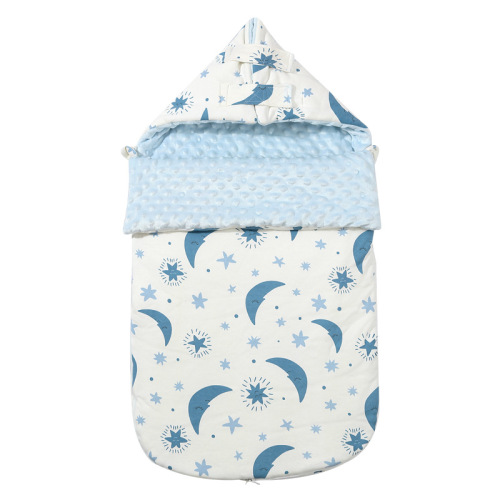 Baby Anti-Spasm Sleeping Bag Autumn/Winter Thicken Dual-Use Newborn Swaddle Blanket Baby Dou Dou Blanket Cross-Border