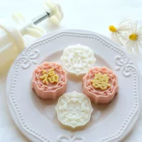 [Fuxi Linmen] Форма для лунных пряников 50 г, ручной стиль, форма для теста, праздничный дизайн