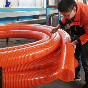 Customized Reinforced Spring Corrugated Water Suction Hose