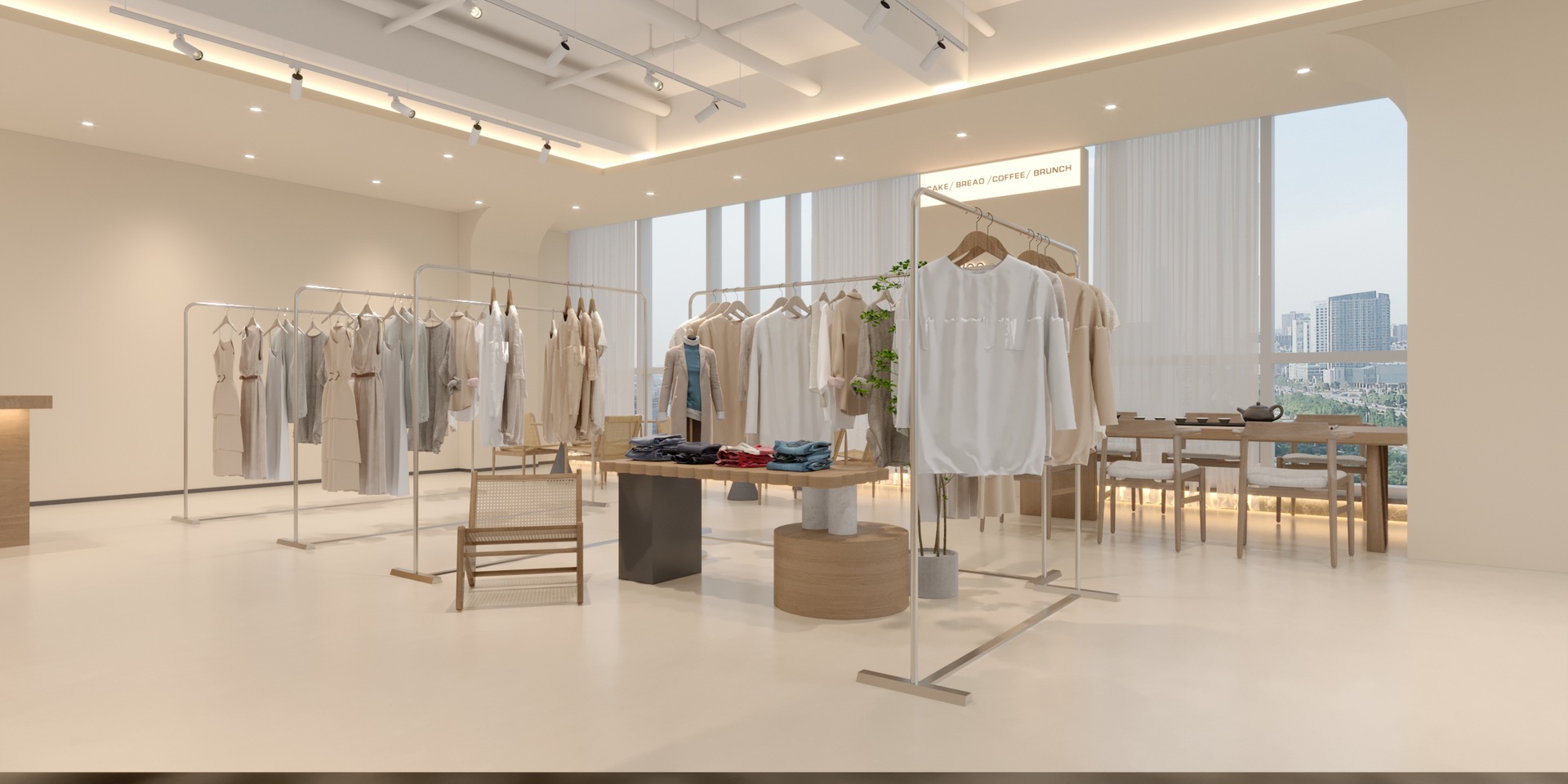 广州源头工厂 - 欧美爆款女装店整店输出 - 货架