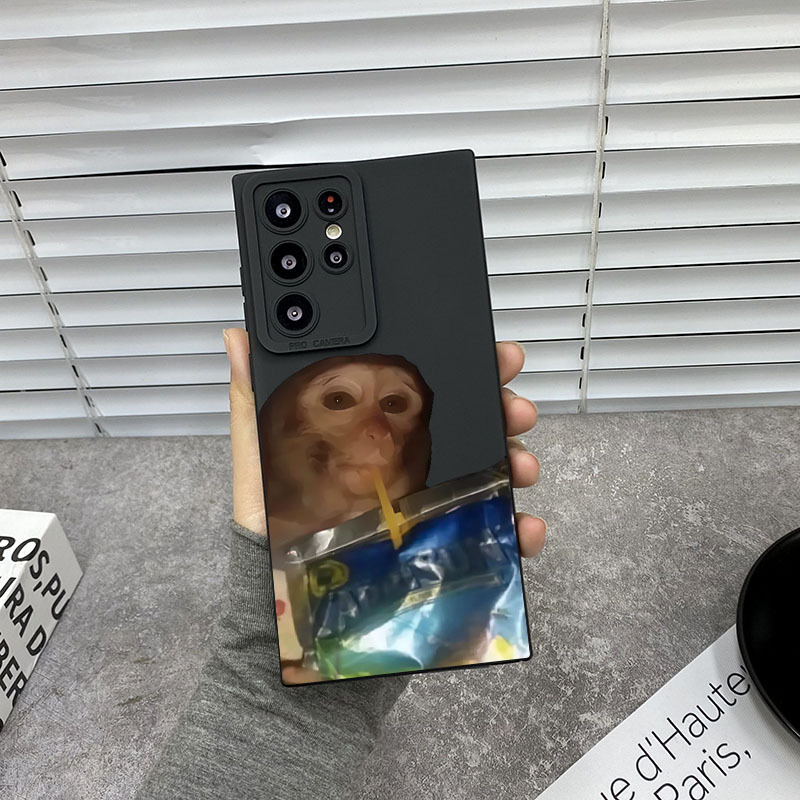 Monkey Suitable for Samsung Galaxy S25 Mobile Phone Case Samsung S24 Ultra New 56 Protective Cover Note20