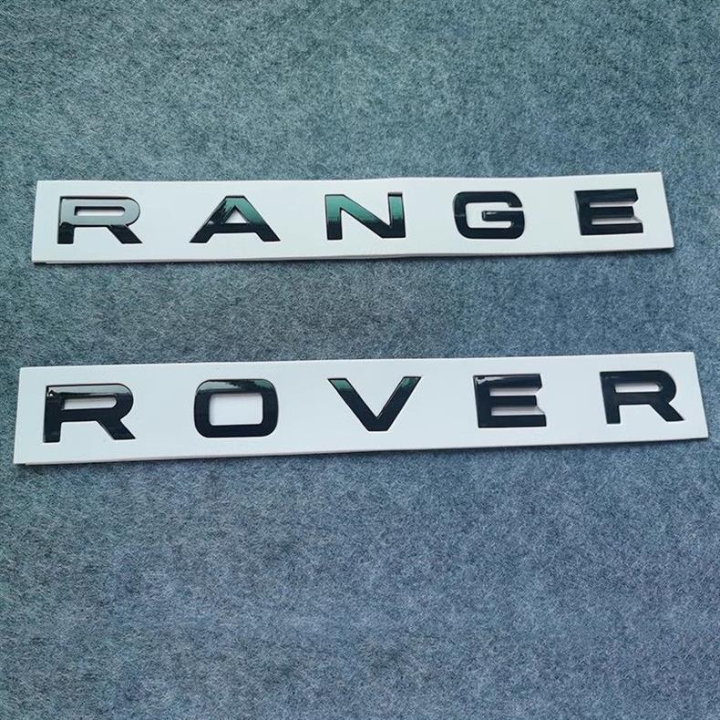 Suitable for Land Rover Range Rover Evoque, Velar, and Range Rover Sport models; includes the SV version lettering and tail emblem for the hood
