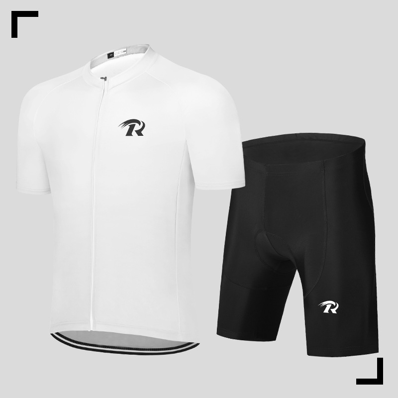 Ropa de bicicleta de mangas cortas para hombres y mujeres, ropa de bicicleta de montaña de verano, cinturón de secado rápido, pantalones de ciclismo de amortiguación, chaqueta superior