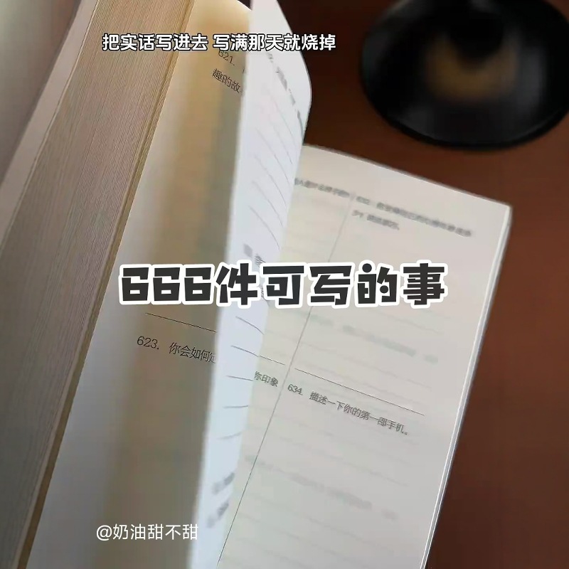 666 Things to Write about Youth and Youth Record Book Creative Unlimited Writing Game Book Composition Diary Book