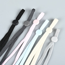 松紧带眼罩扁扣耳带绳口罩耳带调节带圆形调节口罩耳绳止滑卡扣