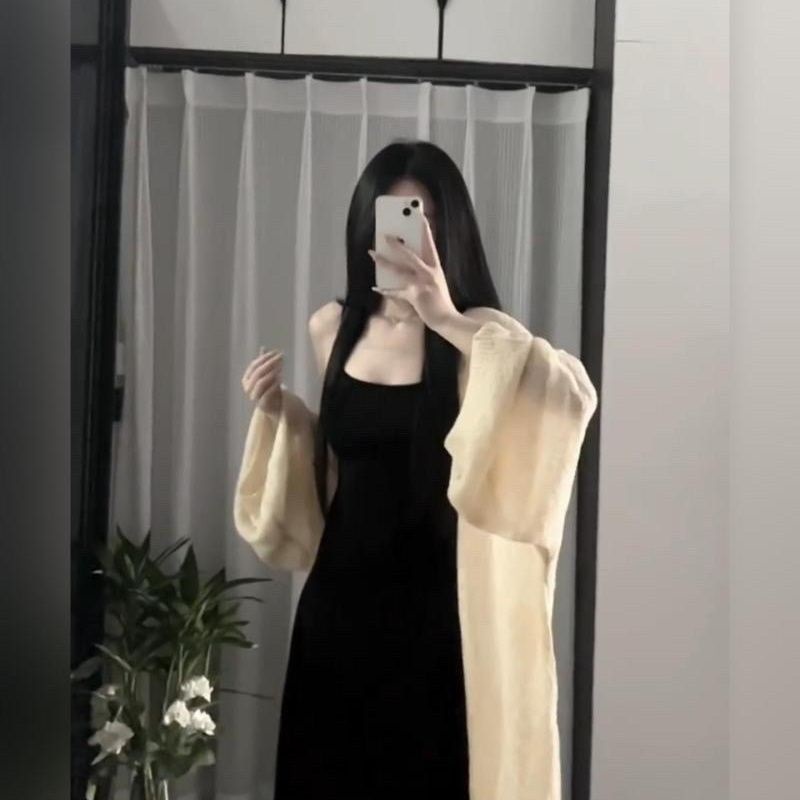 小个子夏装搭配一整套通勤套装裙设计感小众御姐风显瘦吊带连衣裙