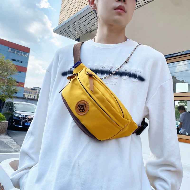 Trend chest bag for leisure, one-shoulder bag, wholesale, Korean style
