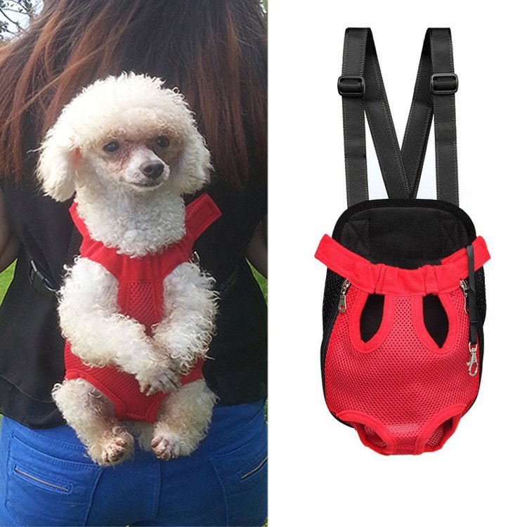 Mochila para mascotas clásica, para perros y gatos, transpirable y portátil, tipo mochila de pecho, venta de fabricantes.