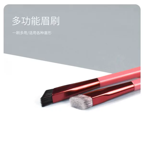 New cross-border for eyebrow brush multi-functional square three-dimensional concealer brush beveled eyebrow brush hairline portable makeup brush