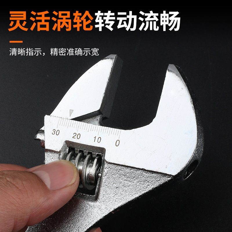 Herramienta de llave móvil Xinton ajustable con mano de tablero de abertura flexible universal, tablero de tubería flexible multifuncional de gran abertura