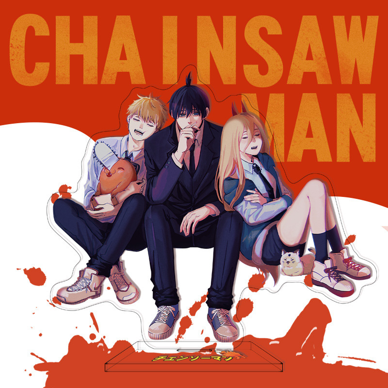 【鴻逸】チェーンソー人アニメアニメ漫画周辺立札16cm電次パワ国境を越えたソースはd制|undefined