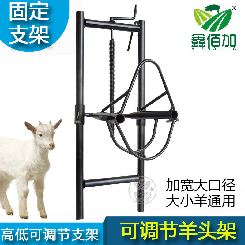 Sheep head fixing frame multi-functional lifting adjustable binding sheep injection infusion rack sheep shearing wool holder Sheep head fixing frame multi-functional lifting adjustable binding sheep injection infusion rack sheep shearing wool holder
