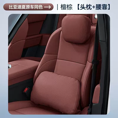 Protection Car Set, Complete Collection of – Headrest - ebony-brownheadrest-lumbar-support-byd-xia