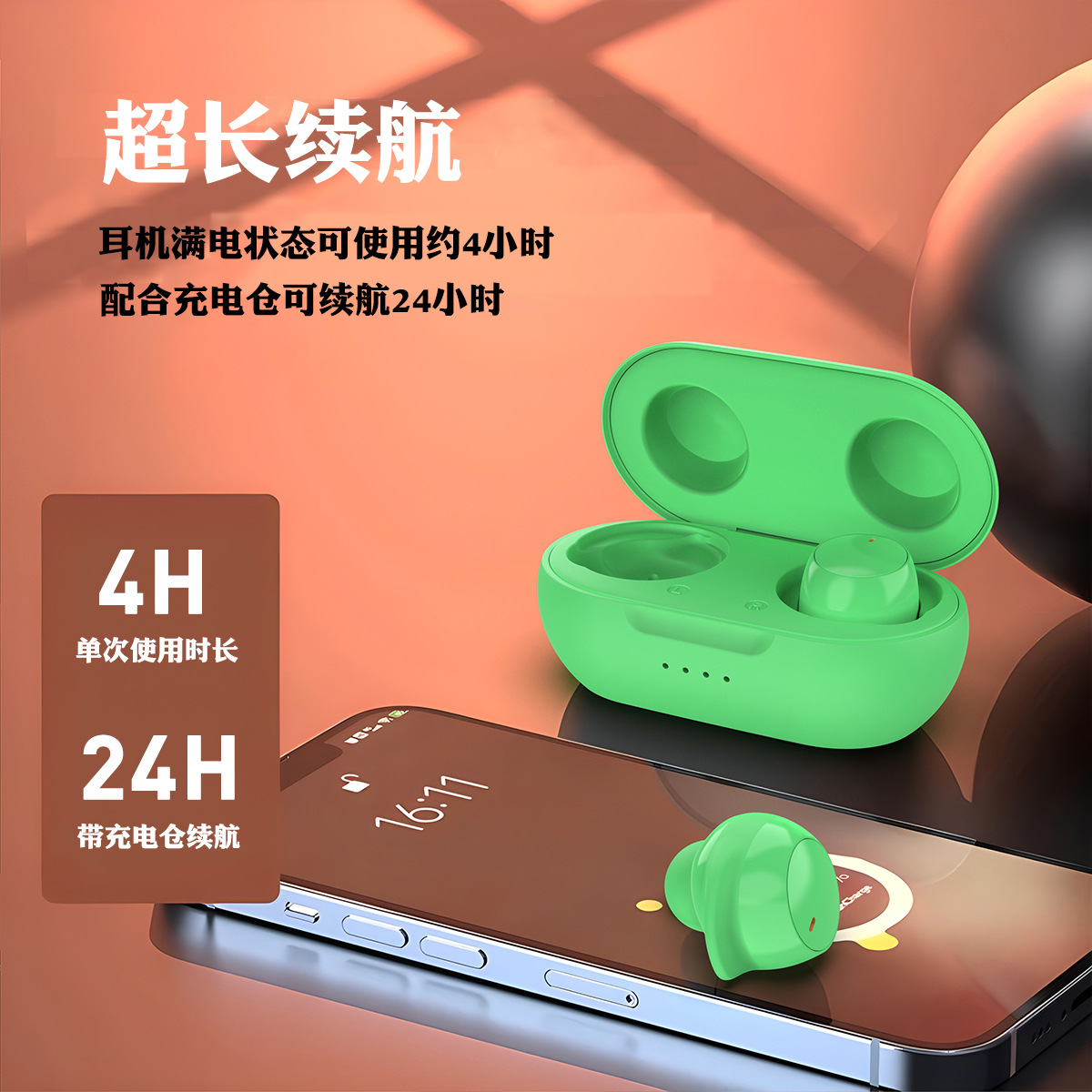 Transfronterizo nuevo TS10 macaron inalámbrico en la oreja los auriculares Bluetooth deportes auriculares de color al por mayor etiqueta engomada del pelo código de barras