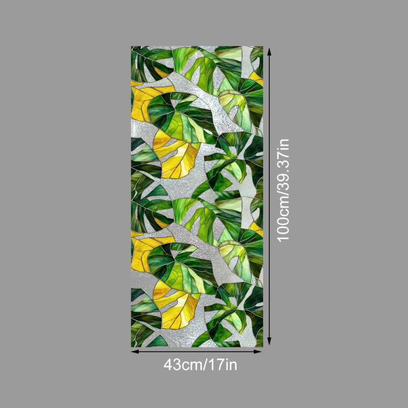 SWBL001-022双面彩色石纹静电玻璃贴PVC窗户贴膜可移除玻璃窗花|undefined