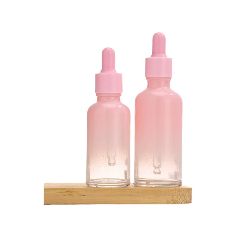 Фабрика Оптовая градиентный розовый 10 мл капельница эфирное масло бутылка Косметическая суб-упаковка бутылка лосьона 5 мл эссенция суб-упаковка бутылка