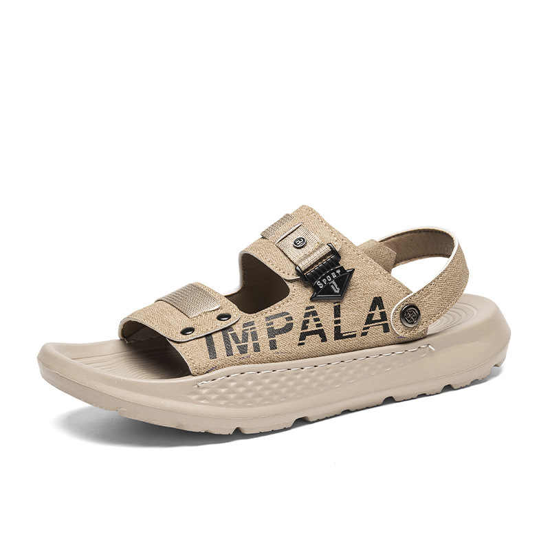 Zapatillas de hombre de verano nuevo antideslizante anti-desgaste de ropa exterior suave marca de moda deportiva casual sandalias de tamaño grande para hombres 46