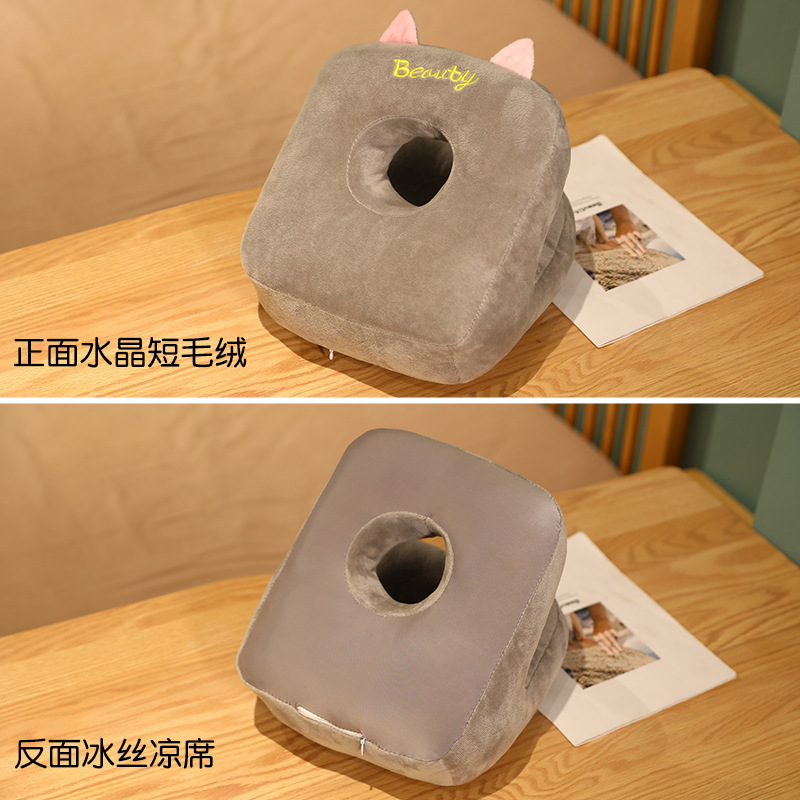 L 그레이캣 [개인 낮잠베개]