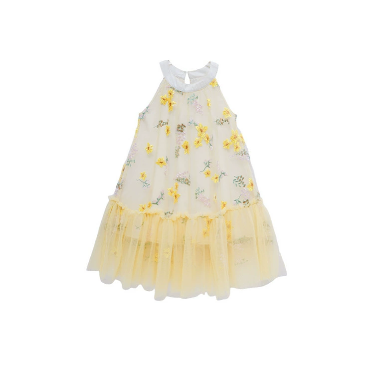 Платье Summer dress "Туту маленький слон", маленькое принцессино платье, юбка с вышивкой