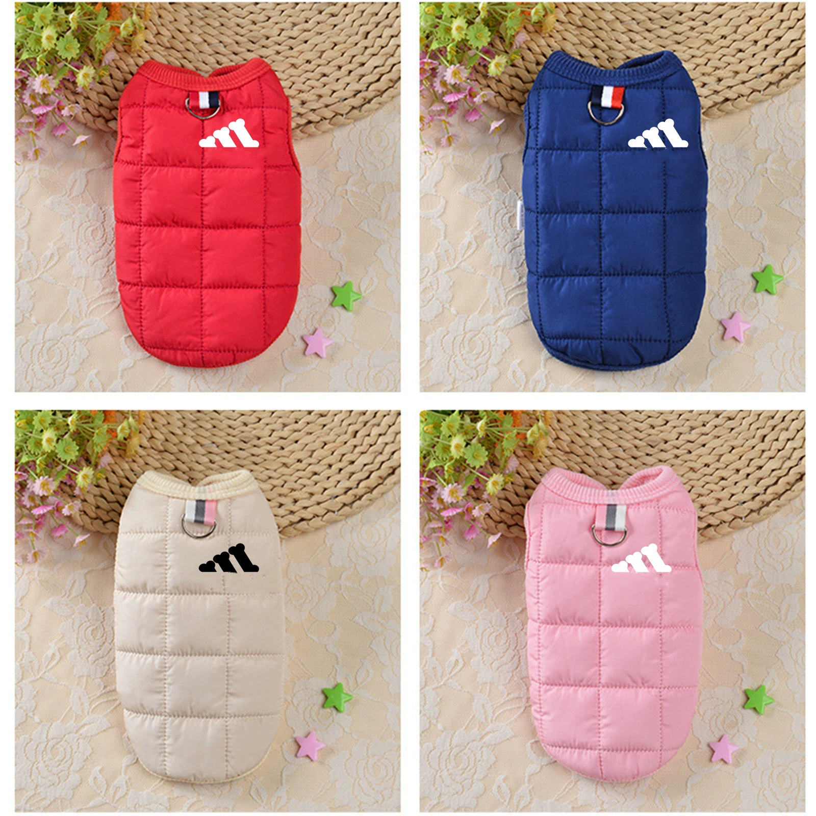 Квадратная одежда щенков Тедди осень-зима