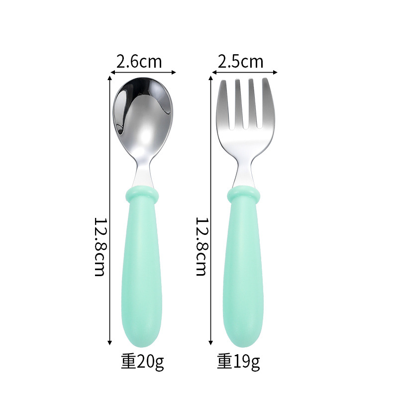 녹색 포크 스푼