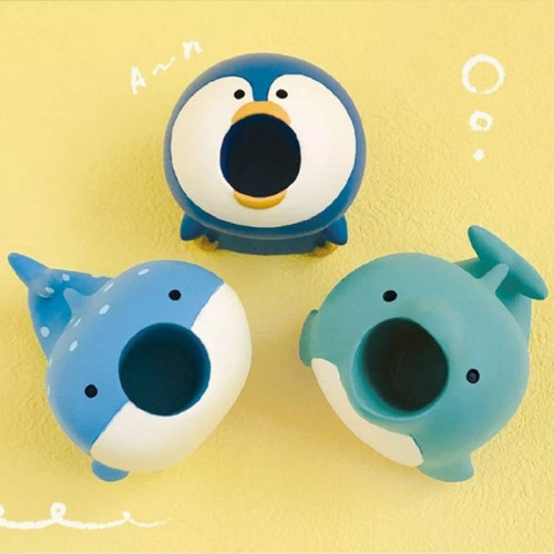 Dining Man Japanese-style miscellaneous creative cute Shiba Inu pink rabbit pen holder paper clip organizer office stationery resin ornament