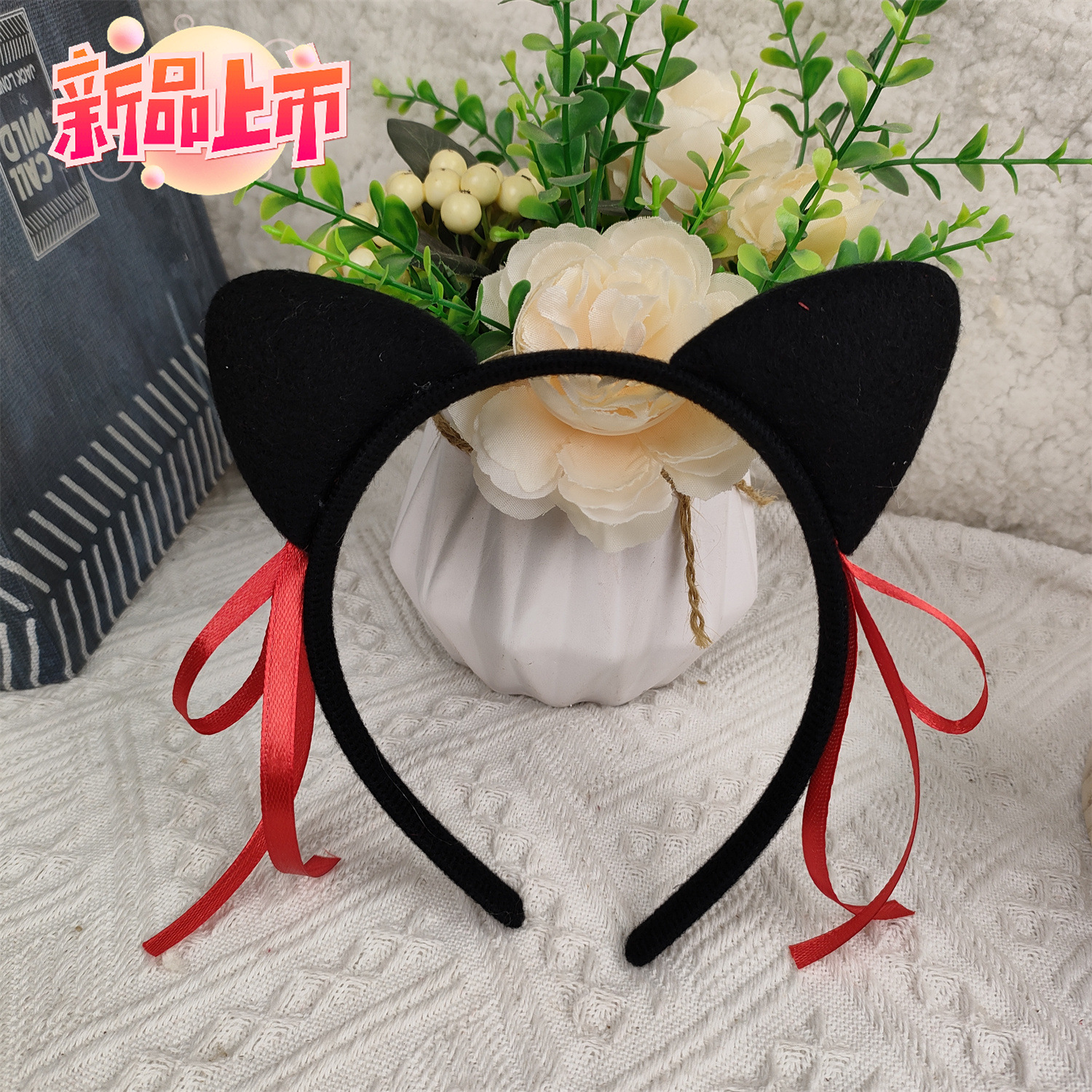 Nezha con el estilo antiguo cabello de cabello cuerdas de dibujos animados cabello lindos para niños Hanfu ornamentación de cabello bolas de cabeza de cabello