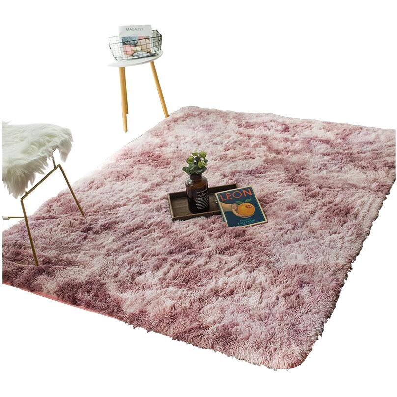 [Amazon Supply] Cross-Border Dropshipping Home Living Room Carpet Foldableing Silk Wool Tie-Dye Floor Mat Bedroom Bedside Blanket