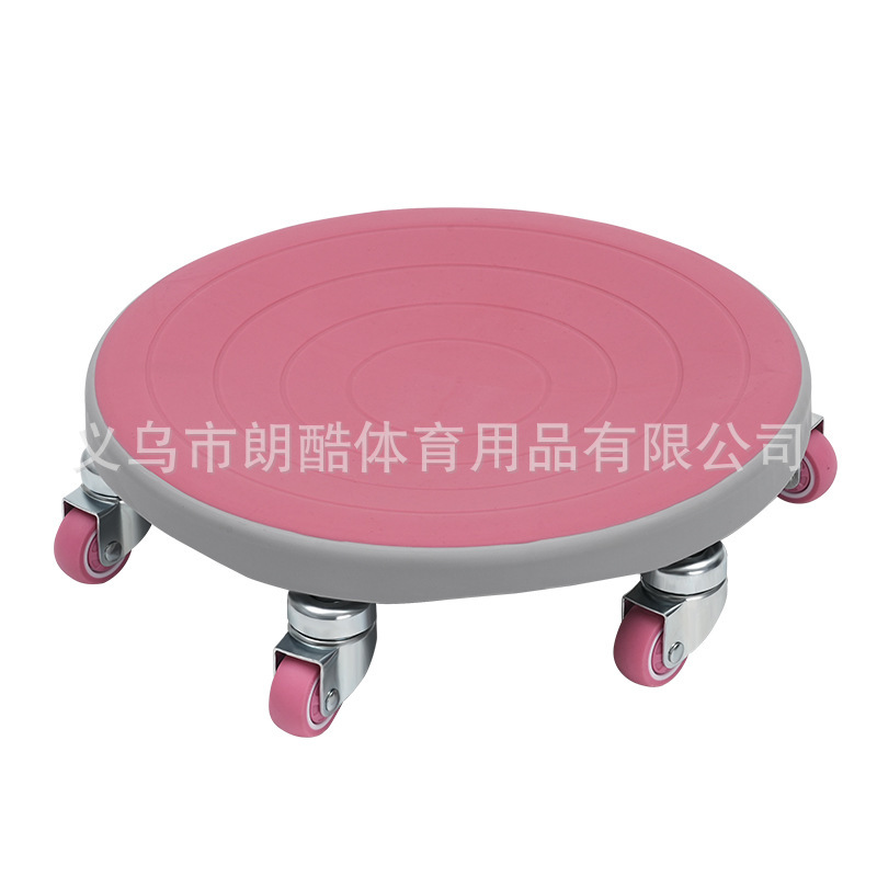 Seis ruedas fitness mudo placa deslizante fitness equipo de entrenamiento muscular abdominal Placa de entrenamiento muscular abdominal rueda abdominal equipo deportivo hogar