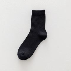 無印日式良品棉襪子春夏季男士休閒長筒襪子薄款吸汗透氣中筒棉襪