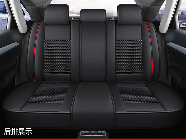 Xdd Luxurious Ice Silk Car Seat Cushion High-End Seat Cover Full Coverage Cross-Border Internet Celebrity Seat Cover Interior Accessories New Four-Season Mat