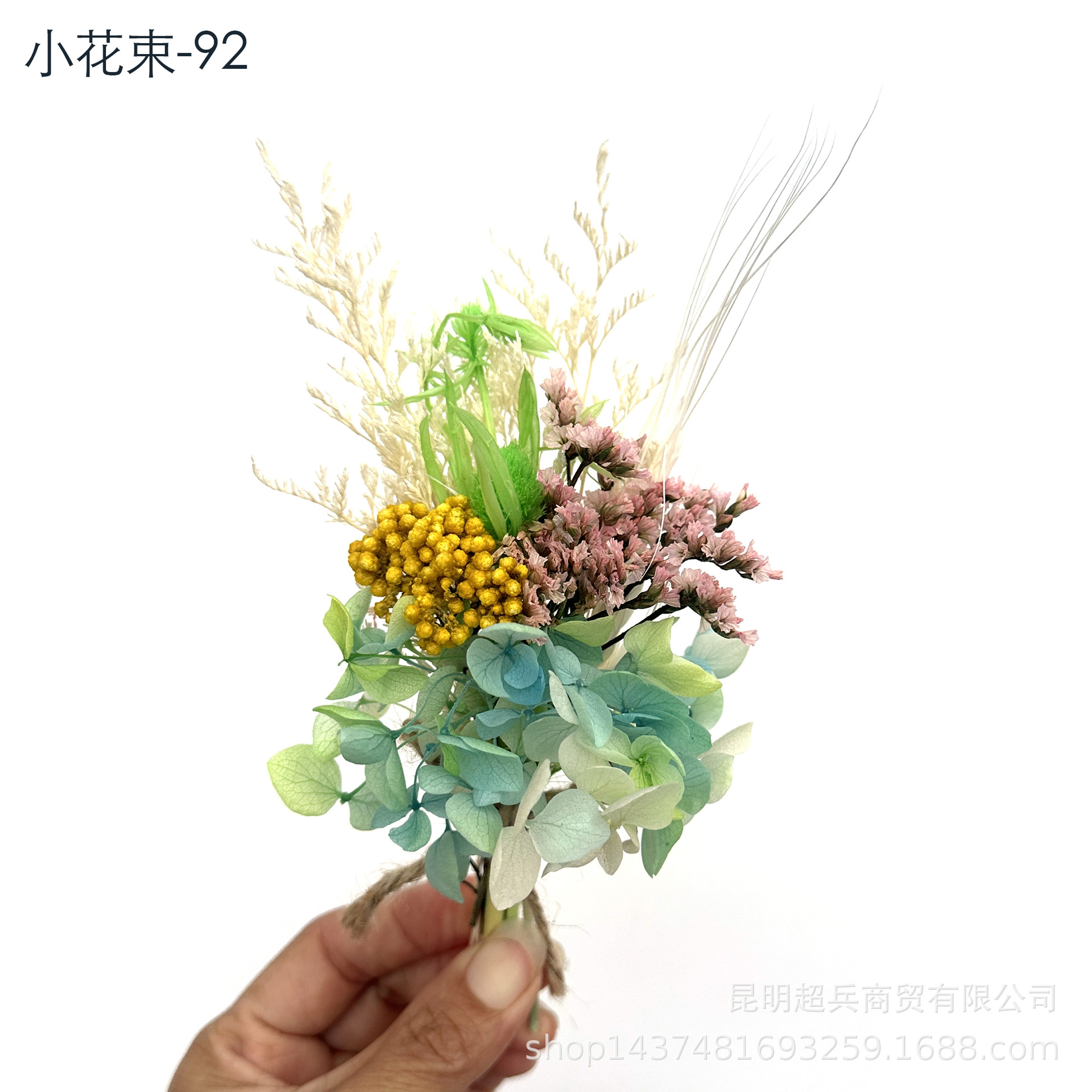 Fábrica al por mayor Mini ramo caja de regalo accesorios mini ramo flor seca flor eterna pequeño ramo regalo