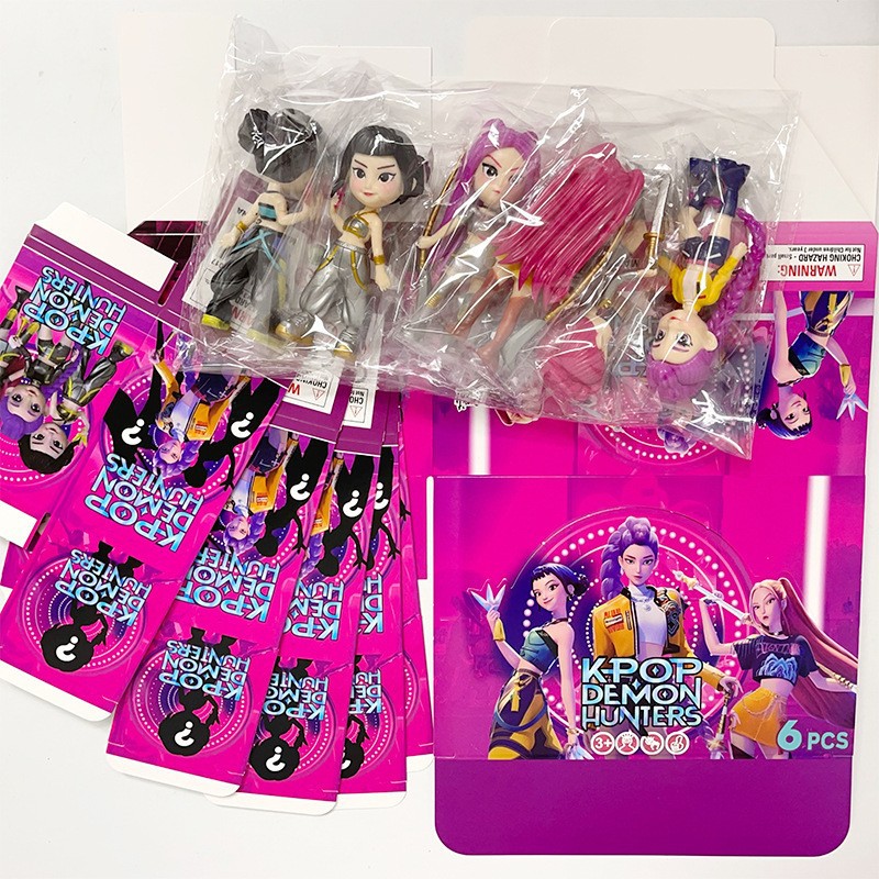 Caza de brujas transfronterizas 6 series de bolsas ciegas hechas a mano desmontaje Le muñeca modelo de muñeca decoración de escritorio llavero