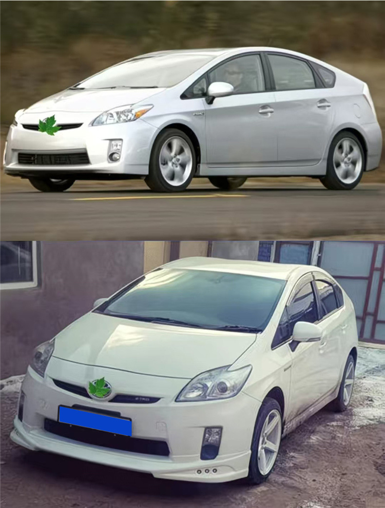 Suitable for 08-14 New Prius Modified Size Surround Japanese Version Prius Aerodynamic Kit Front Bumper Rear Bumper Side Skirt