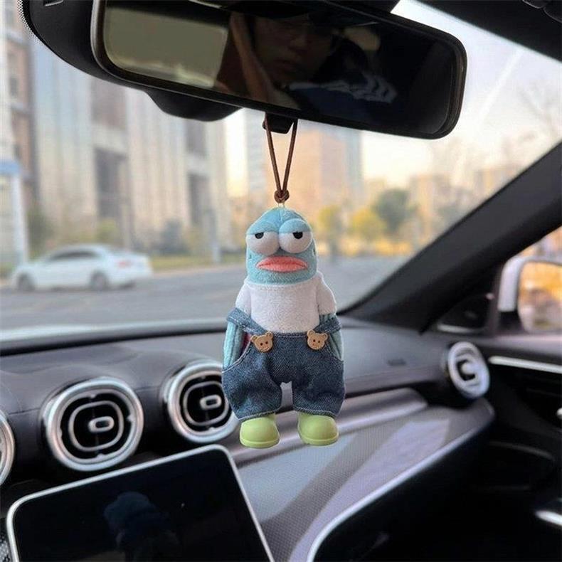 Stabilizing Emotions Bikini Bottom Car Hanging Ornament Car Rearview Mirror Decoration 2026 Cartoon Cute Car Accessories