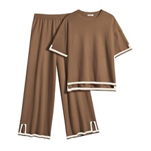 U 71272 Color Blocking Split Sleeve Knitwear ײɫ�_��ᘿ���