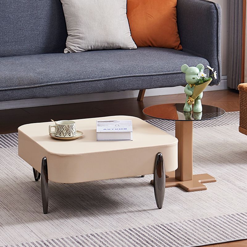 60*60*28 따뜻한 흰색 커피 테이블 조합-슬레이트 없음