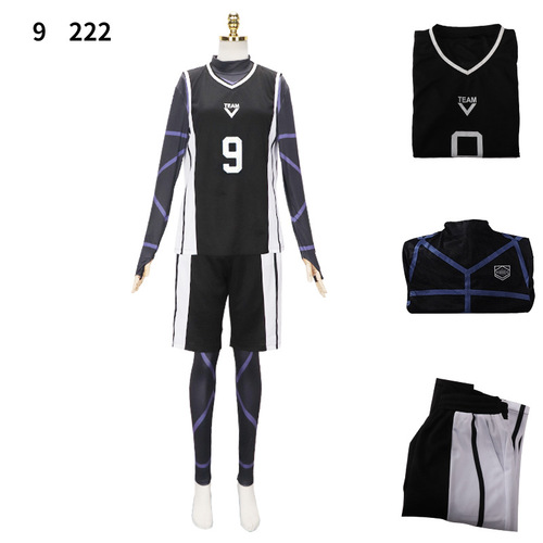 BLUELOCK blue prison cosplay jersey with 