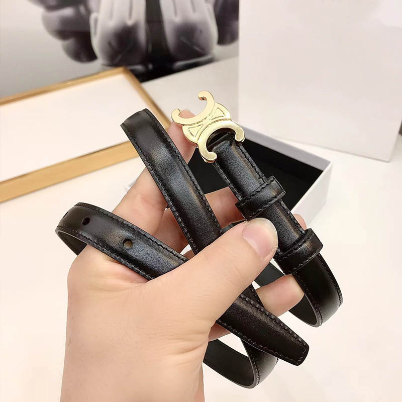 凯旋门真皮腰带女士裤腰带2.5cm百搭牛仔裤连衣裙细皮带网红同款|undefined